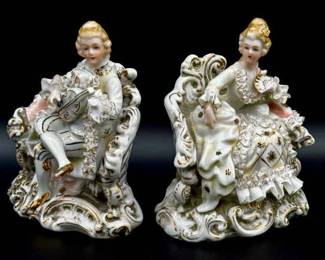 (2) Hand Painted Betson’s Figurines
