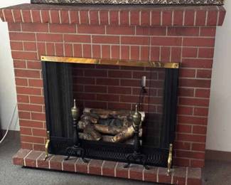 Faux Fireplace With Heater
