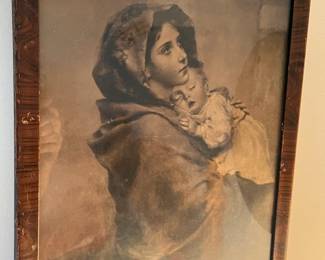 Madonnina Mother of the Streets Framed Print
