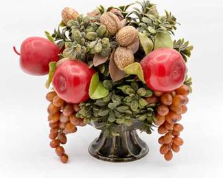 Hull Pottery F83 Faux Fruit Centerpiece
