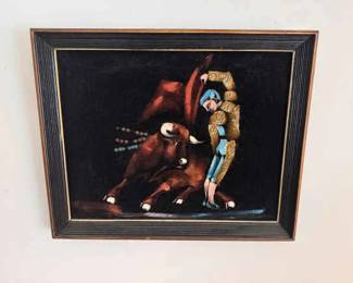 Matador Velvet Painting