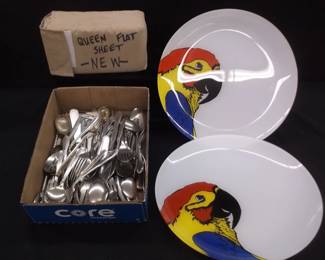 Silverware      Queen Flat Sheet