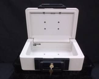 Safe with key