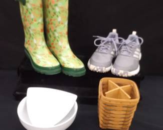 Longaberger Basket       Rain Boots