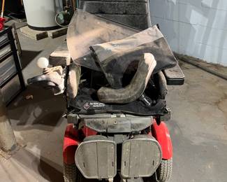 Electric wheelchair needs a battery