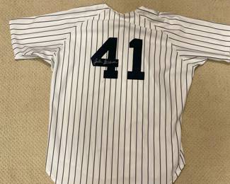 Jake Gibbs Old Timers uniform signed