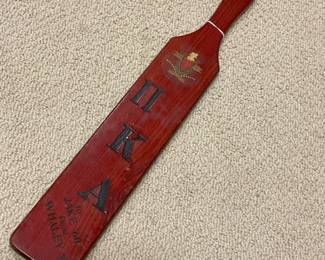 Fraternity paddle gifted to Jake Gibbs, leaving Ole Miss