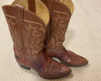 Jake Gibbs worn Tony Llama boots