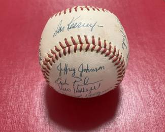 1992 Ole Miss Rebels signed baseball