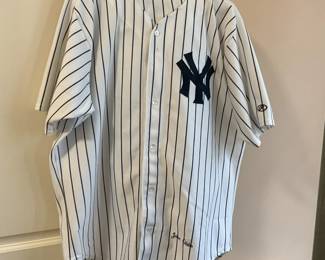 Jake Gibbs, New York Yankees Old Timers game jersey with pants