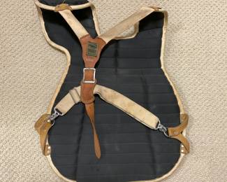 Jake Gibbs game used chest protector 