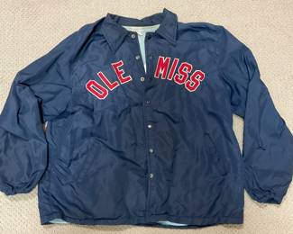 Ole Miss rebels windbreaker Jake Gibbs
