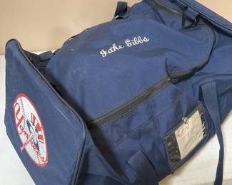 Jake Gibbs NY Yankees used personal game bag