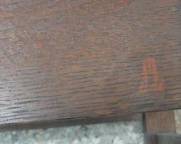 STICKLEY MARK ON CHAIR