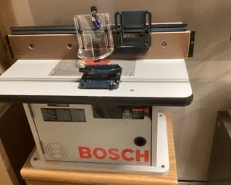 Bosch router. Multiple bits.