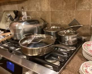 Stainless pots pans  Large Guardian-ware  roaster