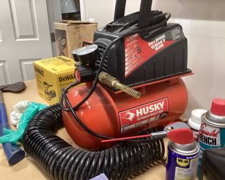 Husky Compressor. Others at this sale