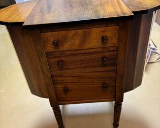 Antique sewing table