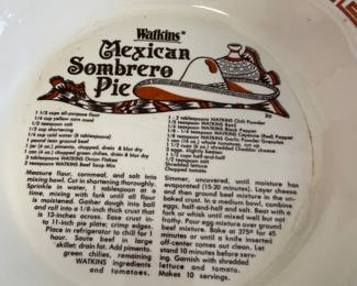 Mexican Sombrero Pie recipe plate