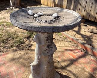 Concrete Bird Bath 