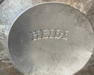 Vintage pie tins stamped Heidi