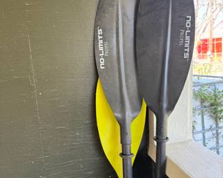 Paddles for Kayak (only 1 yellow one)