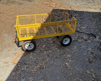 Heavy Metal Yellow Cart (Sides lower)