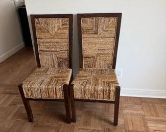 Rattan Chairs (2 only)