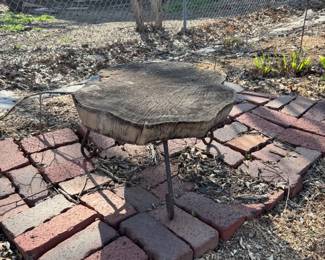 Wood Top on Metal Legs