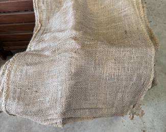 Stack of Sewn Unlabled Smaller Burlap Bags (approx 12x24?)