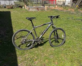 Fuji Bike (Needs TLC).  Also have new bike seat and Straps to hang in Garage