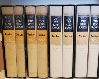 Signed books by Tom Lea