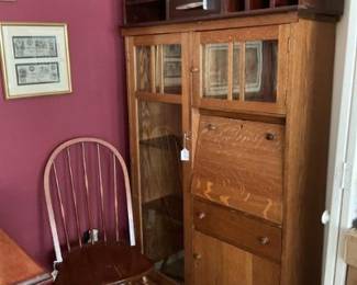 Secretary desk/ bookshelves-37x57x12