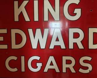 King Edward cigars vintage metal sign 46x69