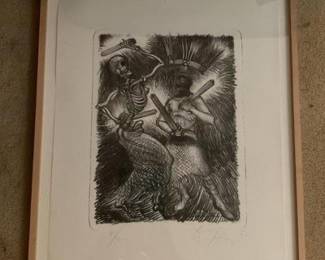 Luis Jimenez “ Fighting Death” 8/20 20x25