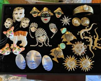 We will be showing and adding a few examples of this Awesome collection of Jewelry and Accessory items as we can.