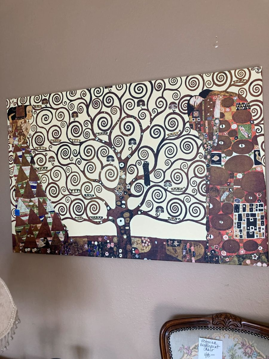 Gustav Kilmt "Tree of Life" reproduction