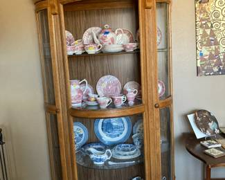 Display Cabinet filled with dishes