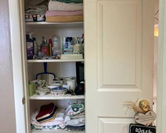 Linens, bath accessories and supplies