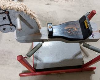 Lil' buckaroo rocking horse