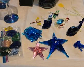 Glass Sealife and Insects