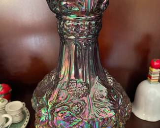 Imperial Glass Loganberry Purple Carafe