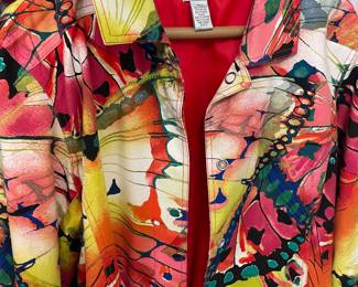 Chico's floral spring jacket