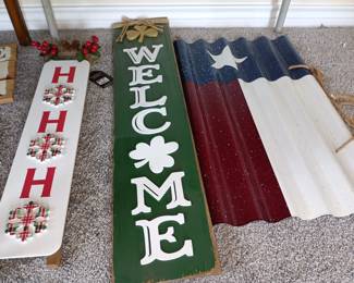 You should see the back patio, about 100 of these, varied!