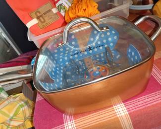 LOADS of copper cookware!