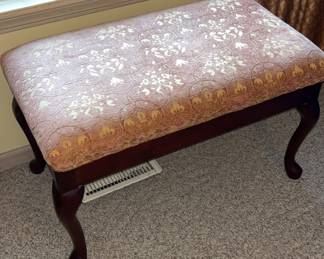 Beautiful Fabric Bench