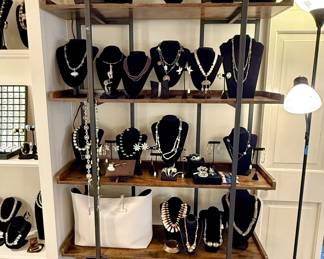 Tom Ford Tote; fine sterling & costume jewelry