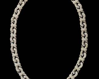 This is a costume and crystal necklace, but it’s amazing and looks so real!