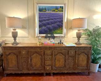 Baker 8’ French Country sideboard. This is an amazing piece!