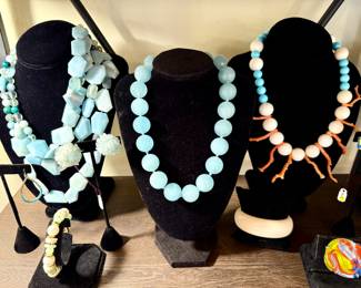 Blue necklaces anyone??